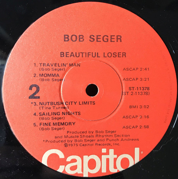 Bob Seger : Beautiful Loser (LP, Album, Win)