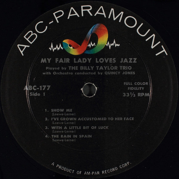 Billy Taylor Trio : My Fair Lady Loves Jazz (LP, Album)
