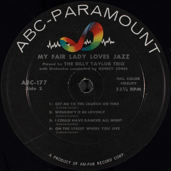 Billy Taylor Trio : My Fair Lady Loves Jazz (LP, Album)