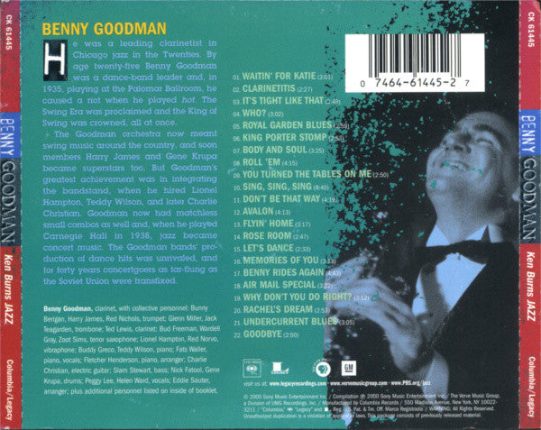 Benny Goodman : Ken Burns Jazz (CD, Comp)