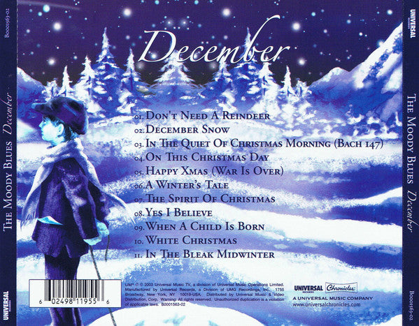 The Moody Blues : December (CD, Album)