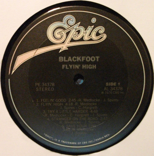 Blackfoot (3) : Flyin' High (LP, Album, RE, Ter)