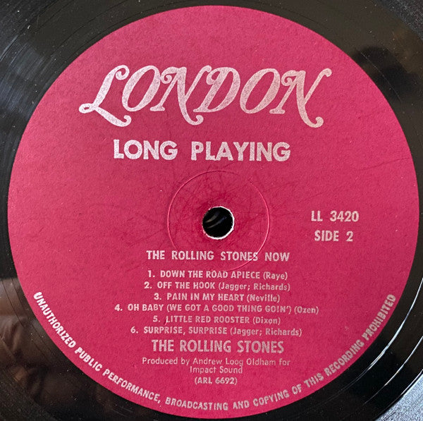 The Rolling Stones : The Rolling Stones, Now! (LP, Album, Mono, Glo)