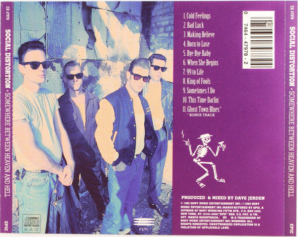 Social Distortion : Somewhere Between Heaven And Hell (CD, Album)