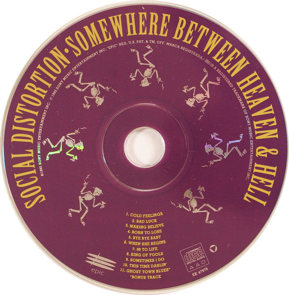 Social Distortion : Somewhere Between Heaven And Hell (CD, Album)