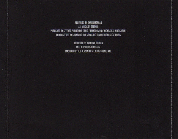 Seether : Tonight (CD, Single, Promo)