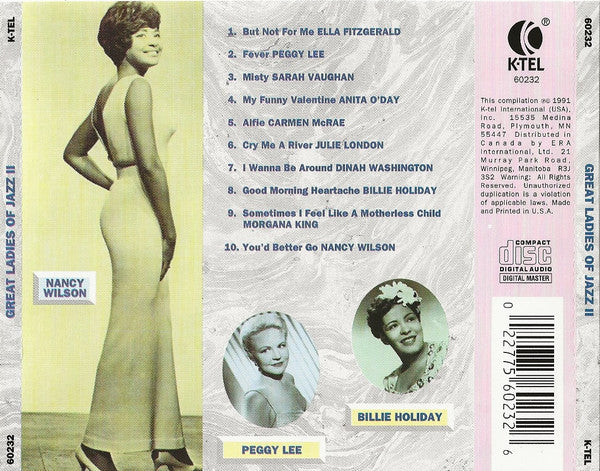 Various : Great Ladies Of Jazz II (CD, Comp)