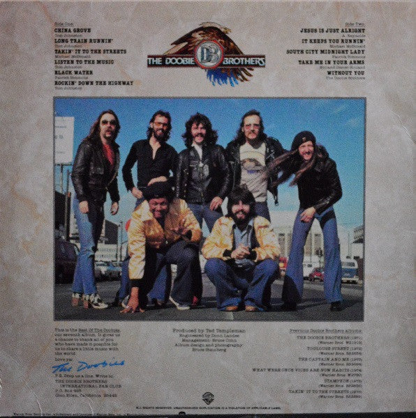 The Doobie Brothers : Best Of The Doobies (LP, Comp, RE, Win)