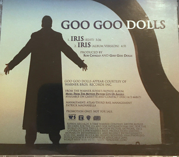 Goo Goo Dolls : Iris (CD, Single, Promo)