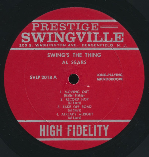 Al Sears : Swing's The Thing (LP, Mono)