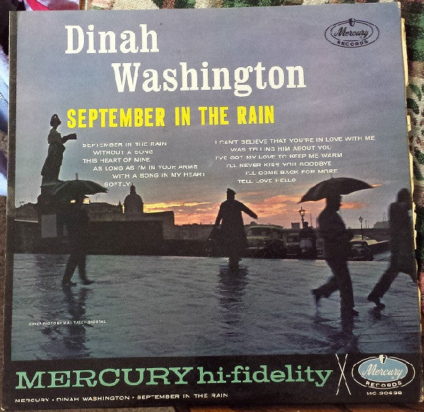 Dinah Washington : September In The Rain (LP, Album, Mono)