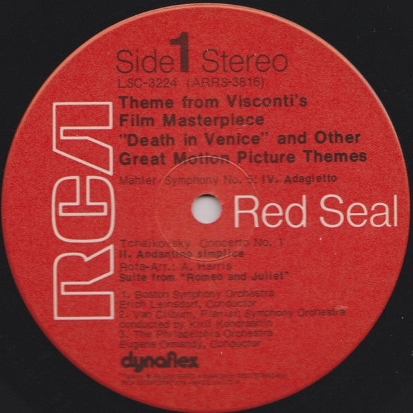 Van Cliburn / Eugene Ormandy / Arthur Fiedler / Erich Leinsdorf / Fritz Reiner : Death In Venice (LP, Album, Comp, Ind)