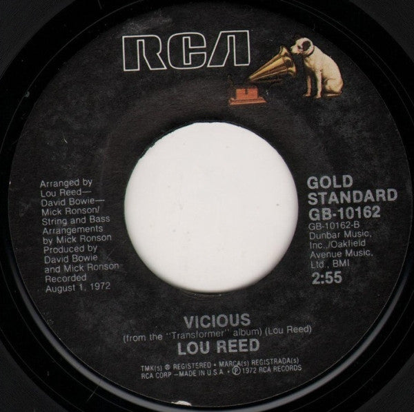 Lou Reed : Walk On The Wild Side (7", Single, RE, Ind)