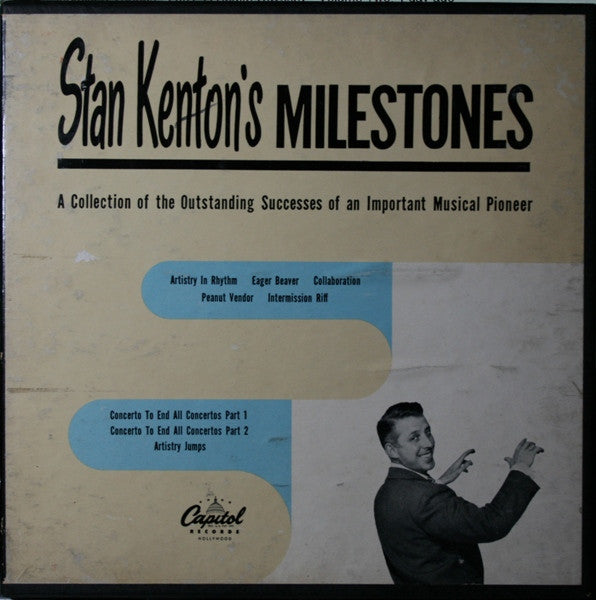 Stan Kenton : Stan Kenton's Milestones (4x7", Mono + Box)