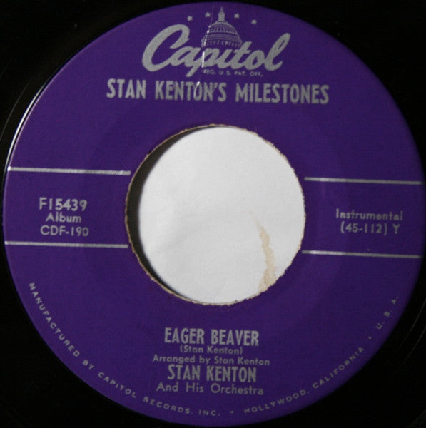 Stan Kenton : Stan Kenton's Milestones (4x7", Mono + Box)