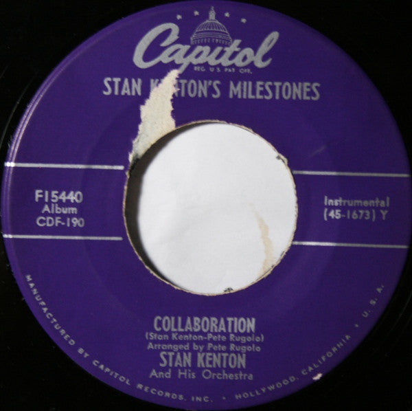 Stan Kenton : Stan Kenton's Milestones (4x7", Mono + Box)