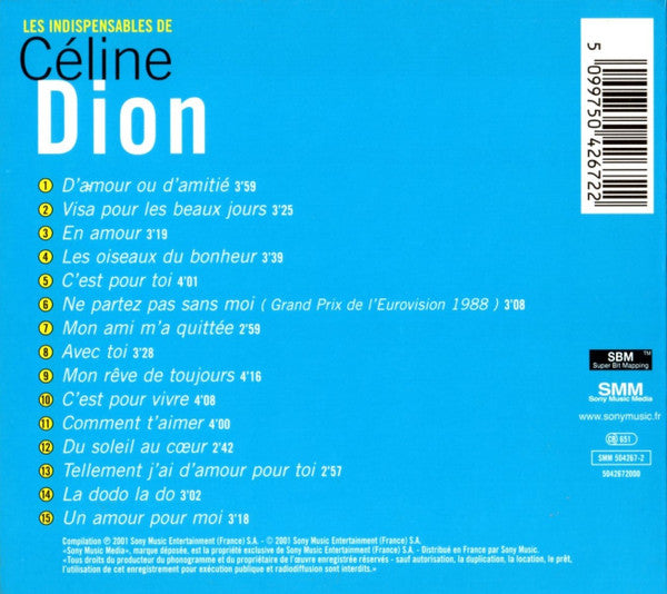 Céline Dion : Les Indispensables De Céline Dion (CD, Comp)