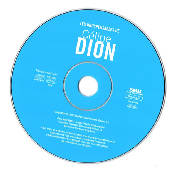 Céline Dion : Les Indispensables De Céline Dion (CD, Comp)