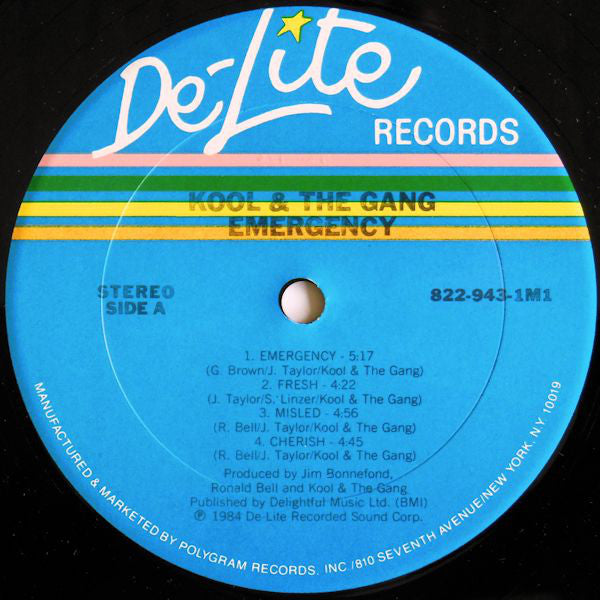 Kool & The Gang : Emergency (LP, Album, Club, Car)