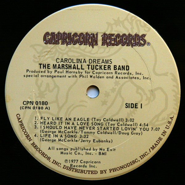 The Marshall Tucker Band : Carolina Dreams (LP, Album, RE, RP, Gat)