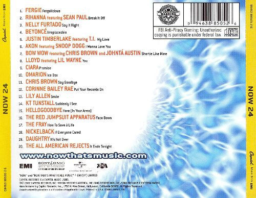 Various : Now That's What I Call Music! 24 (CD, Comp)