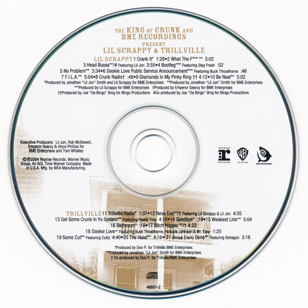 Lil' Scrappy & Trillville : The King Of Crunk & BME Recordings Present Lil Scrappy & Trillville (CD, Album)