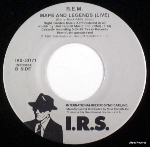 R.E.M. : The One I Love (7", Single, Pin)