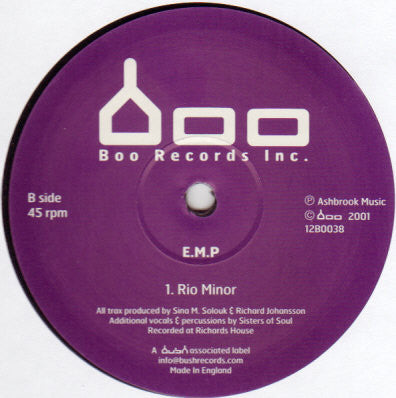 E.M.P. : Compressed In Rio / Rio Minor (12")