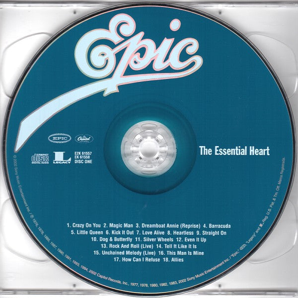 Heart : The Essential Heart (2xCD, Comp, RM)