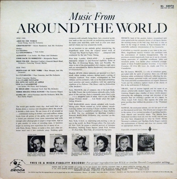 Various : Music From Around The World (LP, Comp)