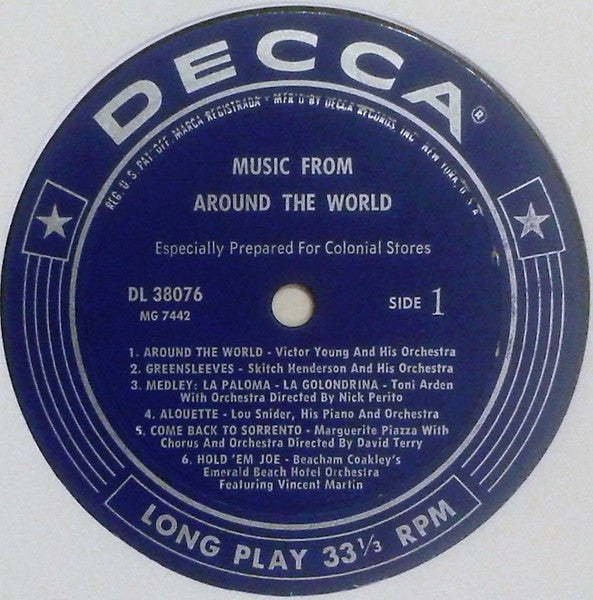 Various : Music From Around The World (LP, Comp)