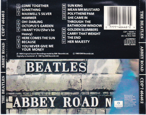 The Beatles : Abbey Road (CD, Album, RE, RM, DAD)