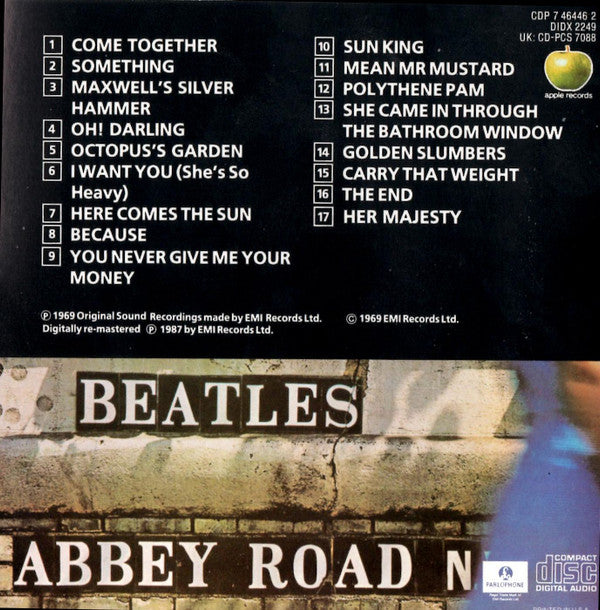 The Beatles : Abbey Road (CD, Album, RE, RM, DAD)