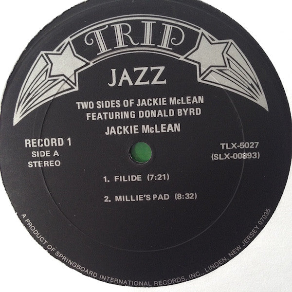Jackie McLean Featuring Donald Byrd : Two Sides Of Jackie McLean (2xLP, Comp, Gat)