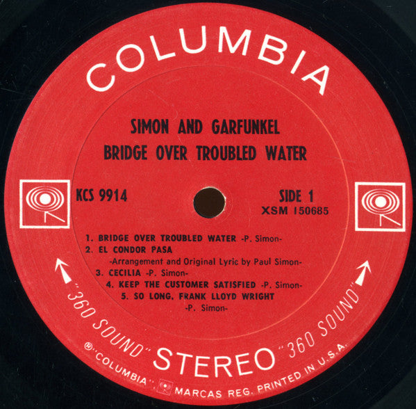 Simon And Garfunkel* : Bridge Over Troubled Water (LP, Album, San)