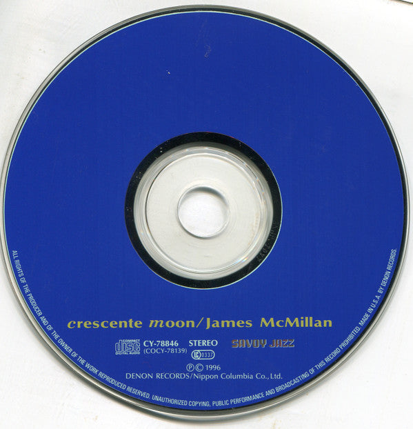 James McMillan : Crescente Moon (CD, Album)