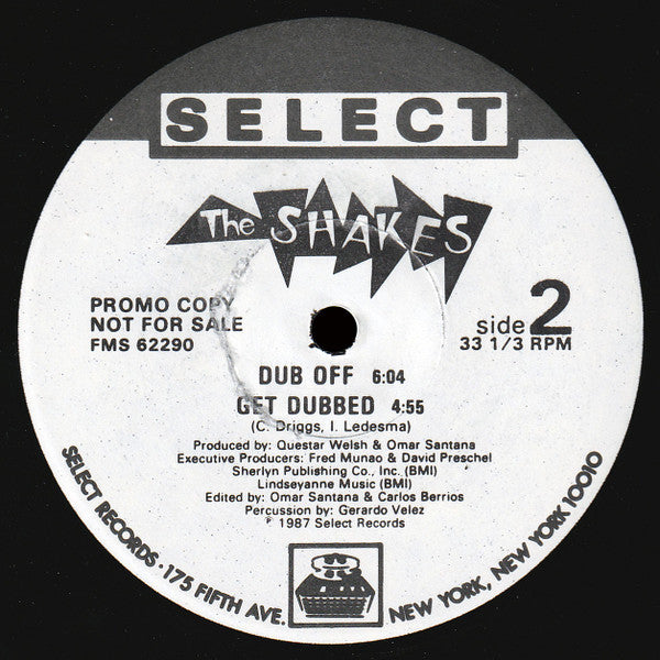 The Shakes : Get Off (12", Single, Promo)