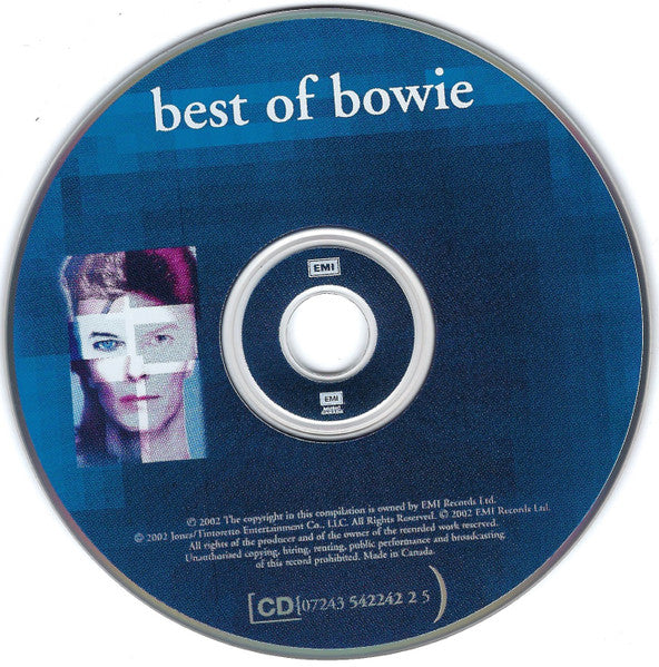 David Bowie : Best Of Bowie (CD, Comp, RP, Cin)