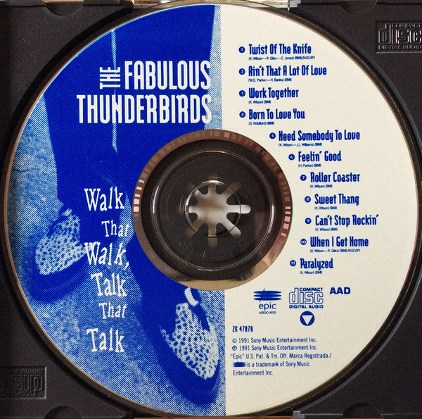 The Fabulous Thunderbirds : Walk That Walk, Talk That Talk (CD, Album)