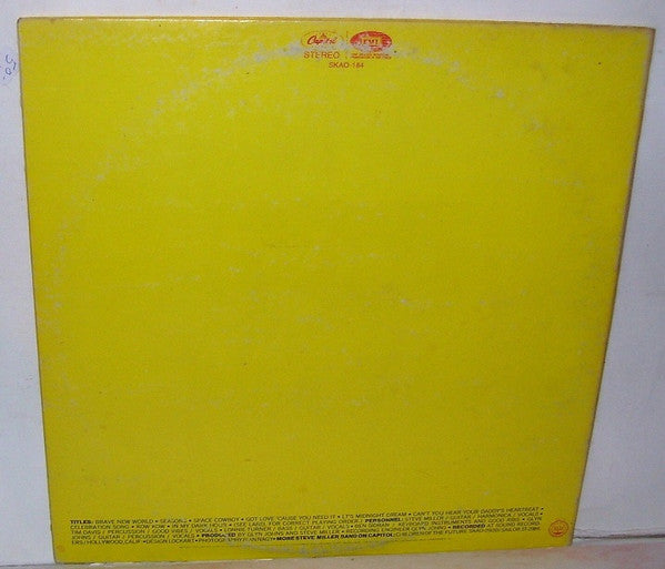 Steve Miller Band : Brave New World (LP, Album, Jac)
