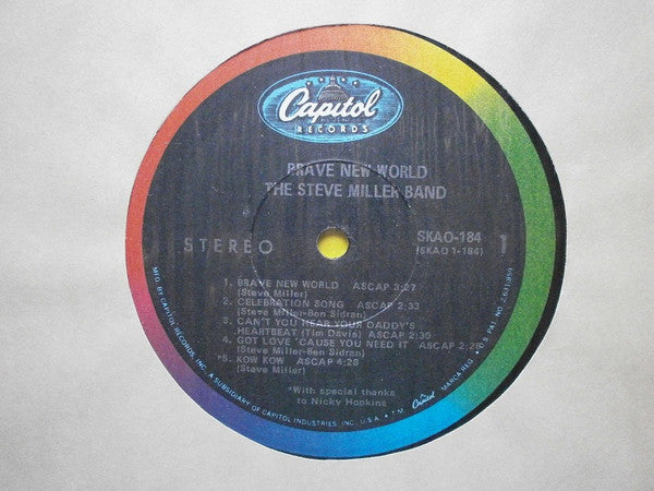 Steve Miller Band : Brave New World (LP, Album, Jac)