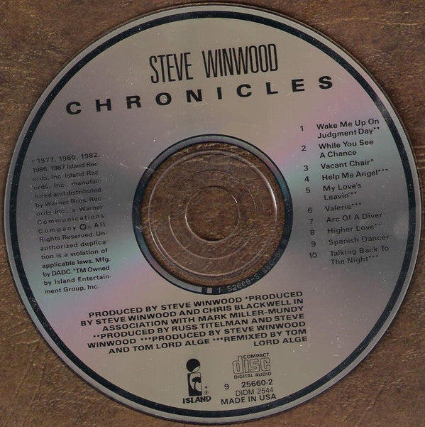 Steve Winwood : Chronicles (CD, Comp)