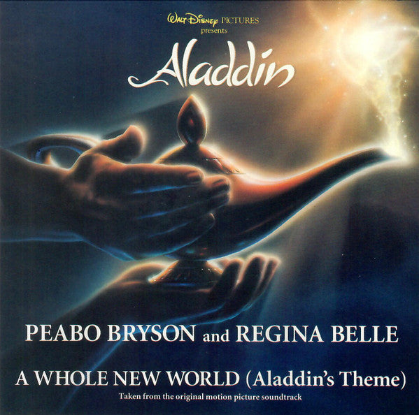 Peabo Bryson And Regina Belle : A Whole New World (Aladdin's Theme) (CD, Promo)