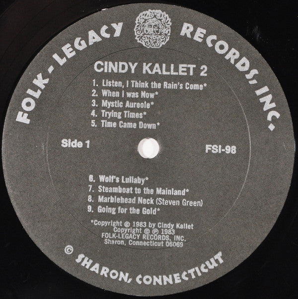 Cindy Kallet : 2 (LP, Album)