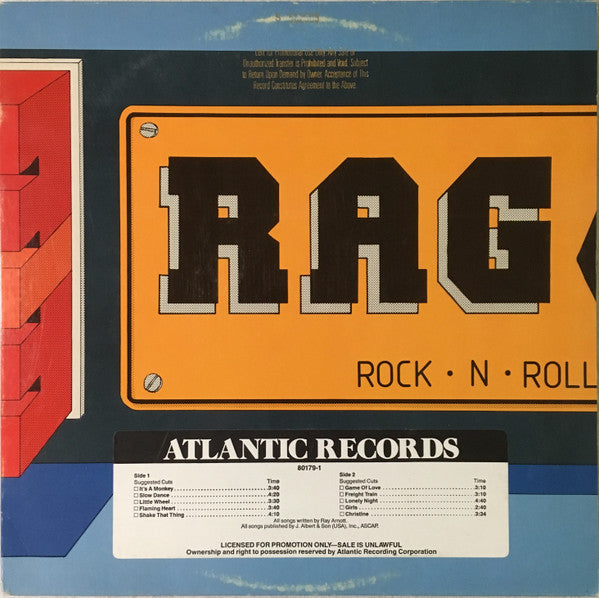 Ray Arnott : Rock 'N' Roll (LP, Album, Spe)