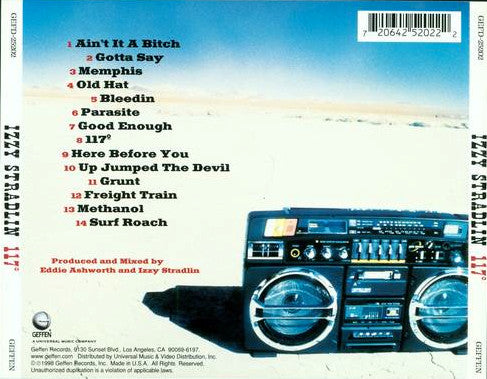 Izzy Stradlin : 117° (CD, Album, Promo)