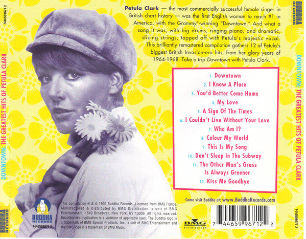 Petula Clark : Downtown: The Greatest Hits Of Petula Clark (CD, Comp, RM)