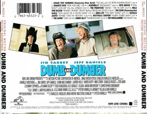 Various : Dumb And Dumber (Original Motion Picture Soundtrack) (CD, Album, Comp)