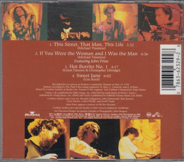 Cowboy Junkies : Live! (CD, EP)