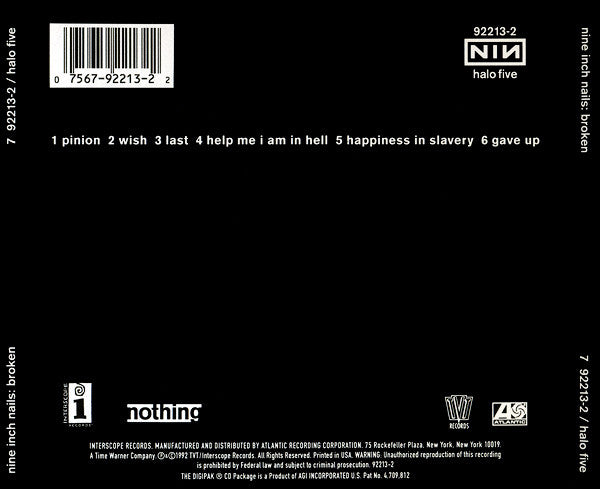 Nine Inch Nails : Broken (CD, EP, Dig + CD, Mini, Car)